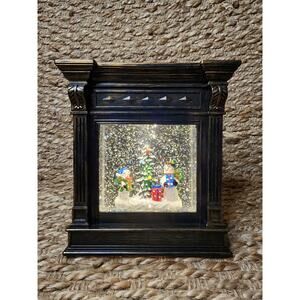 New! Gerson International Lighted Christmas Water Lantern Winter Holiday Scene